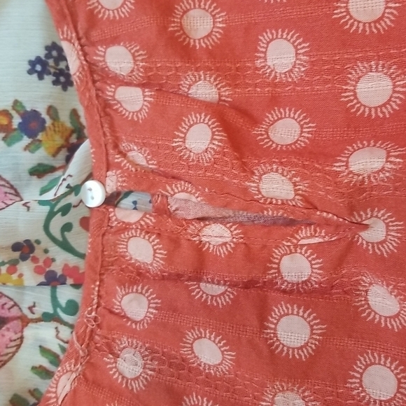 Universal Thread Cottagecore Prairie Ruffle Blouse Medium - Picture 5 of 6